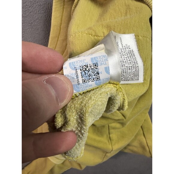 The North Face Fleece Joggers Men’s Medium Yellow Pockets Sweatpants Athleisure - Picture 5 of 10